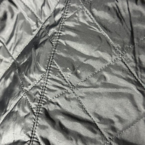 Barbour Men's Small Liddesdale Jacket Quilted Black Button Up - Picture 8 of 10